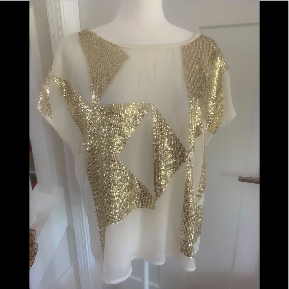 Vince Camuto golden star ⭐️ top